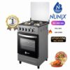 Nunix Full Gas Cooker with Gas Oven - 50x55 cm