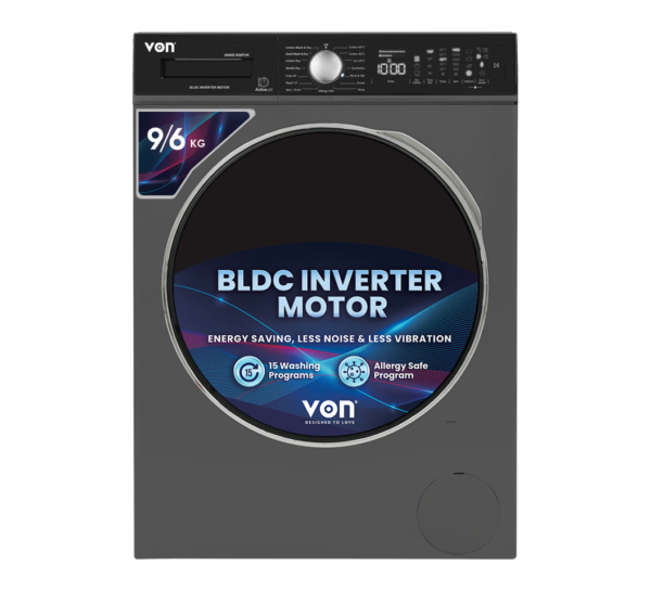 Von 9kg/6kg Washing Machine VAWD-906FVK – Wash & Dry Combo