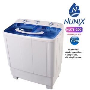 Nunix NU75-2001 7.5kg Twin Tub Washing Machine