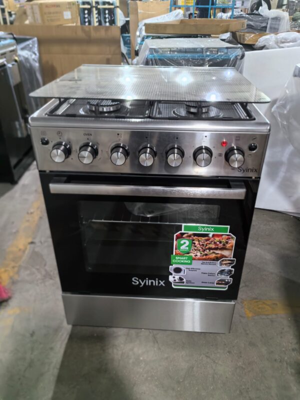 Syinix 60x60 3+1 Standing Cooker with Electric Oven