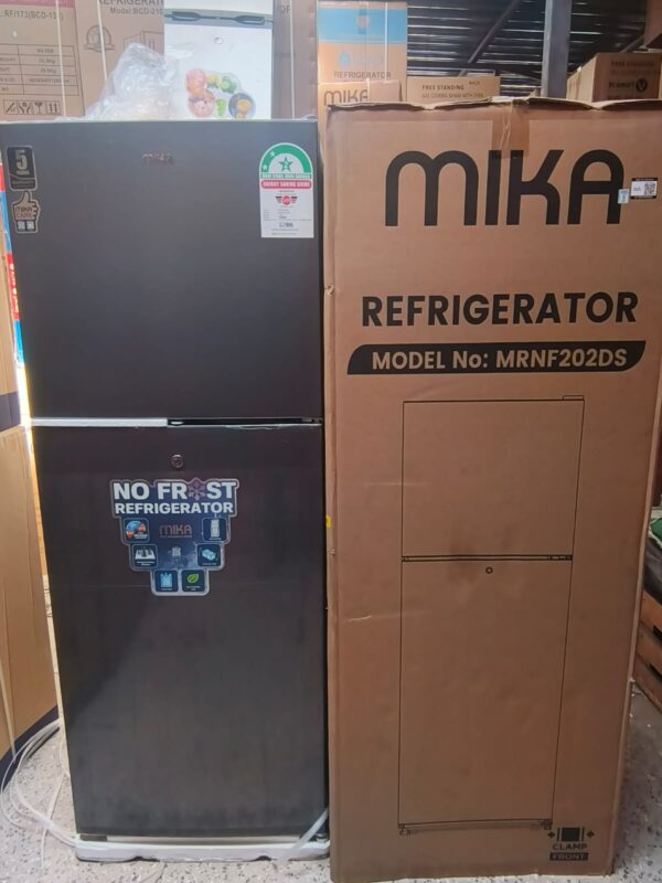 Mika 202 Litres No Frost Double Door Refrigerator