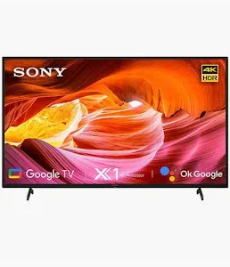 Sony 50 Inch X75K 4K Ultra HD Google TV