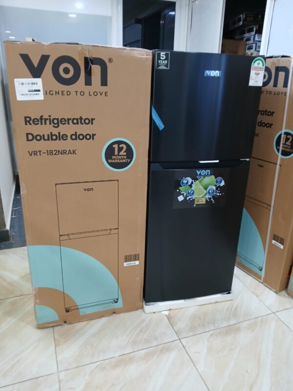182 Litres No Frost Von Fridge TMF VRT - 182NRAK Refrigerator